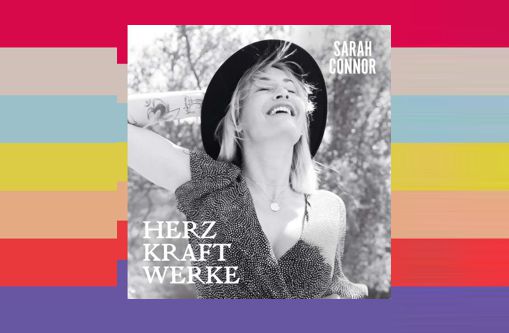 Handsignierte Autogrammkarte *SARAH CONNOR* Deutsche Sängerin HERZ KRAFT WERKE