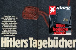 Stern prahlt mit Entdeckung der “Hitler-Tagebücher”, 25.04.1983