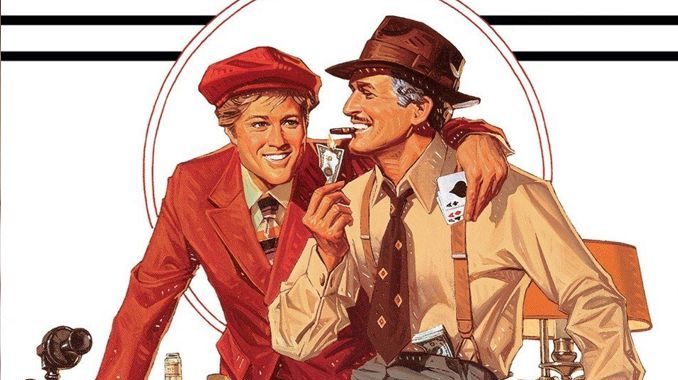 Robert Redford und Paul Newman begeistern in „Der Clou“ bringt 30er Jahre Musik in die Charts, 18.05.1974