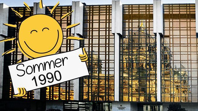 Der Sommer 1990: Es wächst zusammen, was zusammen gehört,