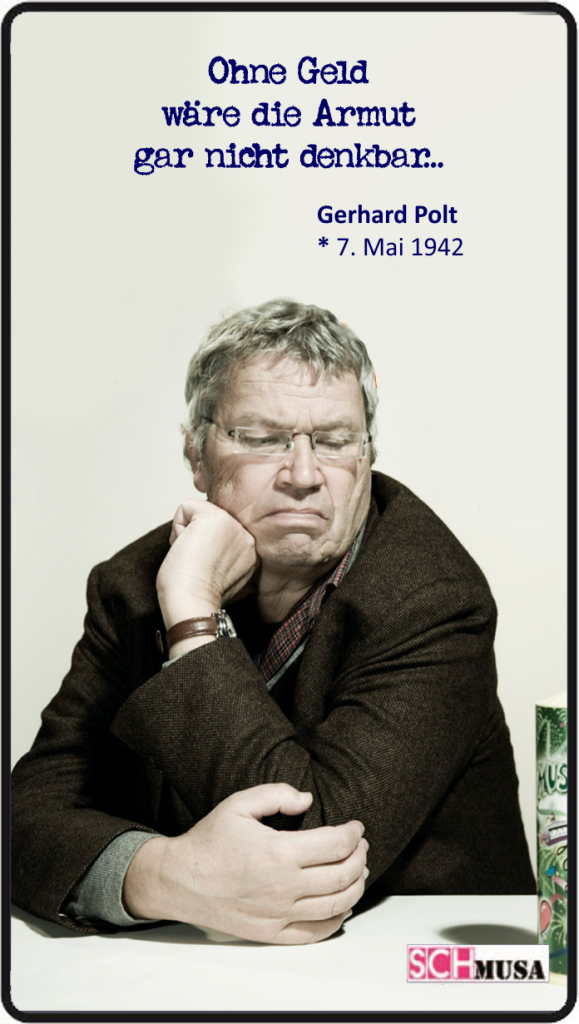 Gerhard Polt, 79. Geburtstag, Zitat, schmusa-card