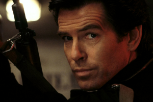 Pierce Brosnan in seinem ersten Einsatz als James Bond in “Golden Eye”, 06.06.1995