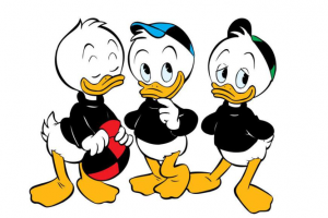 Donald Ducks Neffen Tick, Trick und Track feiern Geburtstag, 17.10.1937
