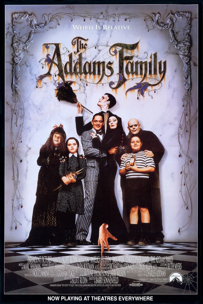 Kinoplakat Addams Family, 1991