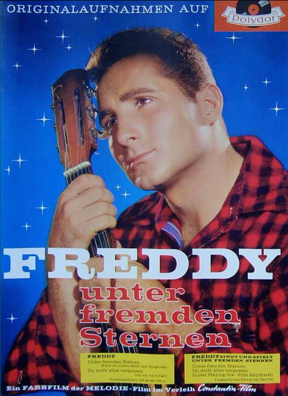 Freddy unter fremden Sternen, 12. Dezember 1959, Plakat