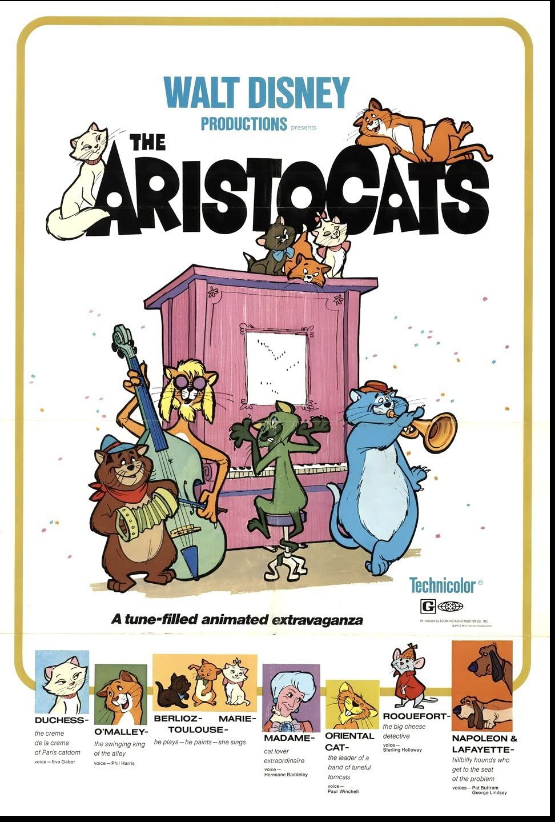 Walt Disney, Aristocats, 15.12.1971