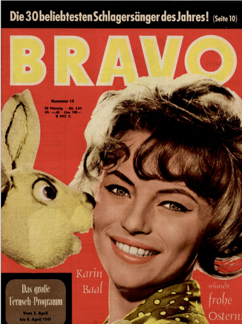 Bravo 14/1961, Otto-Wahl, Sänger des Jahres, Karin Baal,