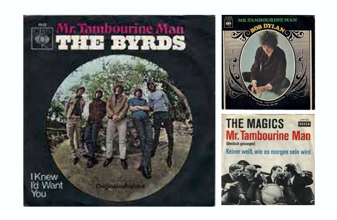 Mr. Tambourine Man, Cover, The Byrds, Bob Dylan, The Magics