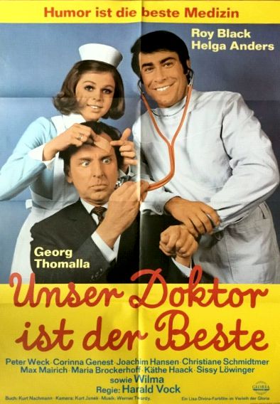Unser Doktor ist der Beste, 1969, Roy Black, Helga Anders und Georg Thomalla.