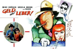 Ursula Monn und Mike Krüger locken mit “Geld oder Leber” mehr als 1 Millionen Zuschauer in die Kinos, 14.08.1986