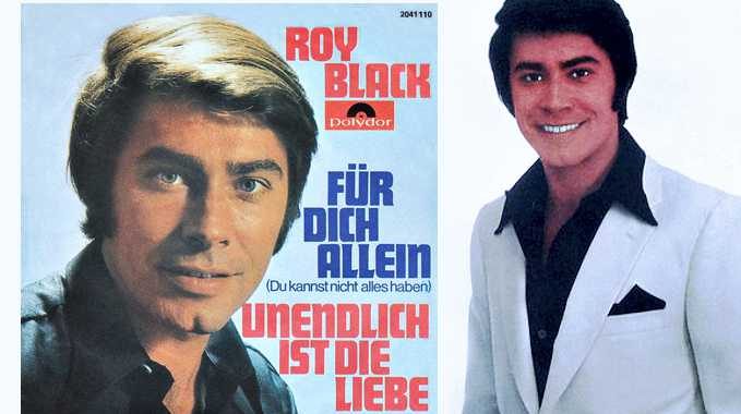 Roy Black erhält den Goldenen Löwen bei der 25. Löwenverleihung in Essen, 25.09.1971